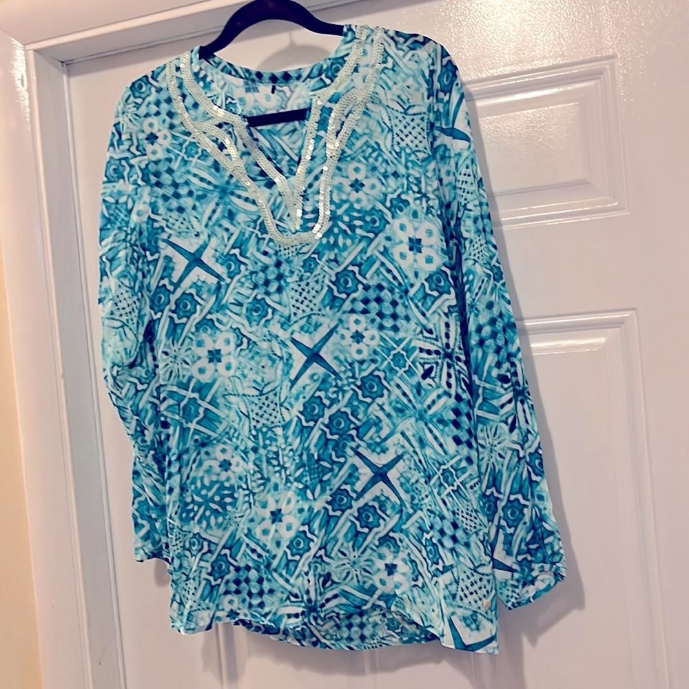 Olsen Fashion made in Germany Cover up Sheer Fabric Size S